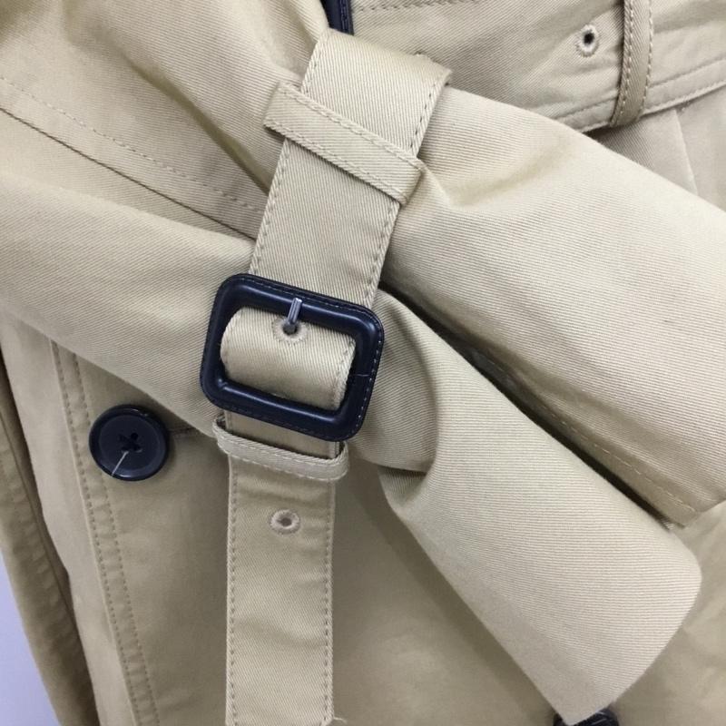 マウジー MOUSSY コート トレンチコート 010CSH30-0320 AUTHENTIC TRENCH COAT 1 無地 ベージュ / ベージュ /  レディース USED 古着 中古 10090795