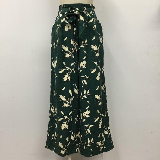 アイテムズ アーバンリサーチ ITEMS URBAN RESEARCH ボトムス ボトムス FREE 総柄 X 花柄 緑 / グリーン /  レディース USED 古着 中古 10090809