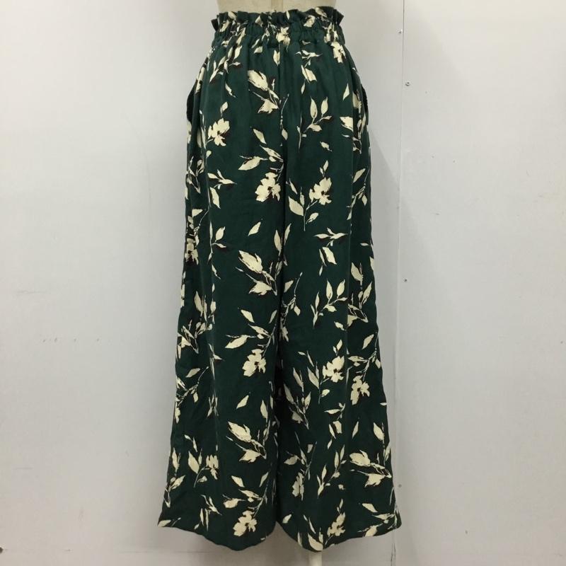 アイテムズ アーバンリサーチ ITEMS URBAN RESEARCH ボトムス ボトムス FREE 総柄 X 花柄 緑 / グリーン /  レディース USED 古着 中古 10090809