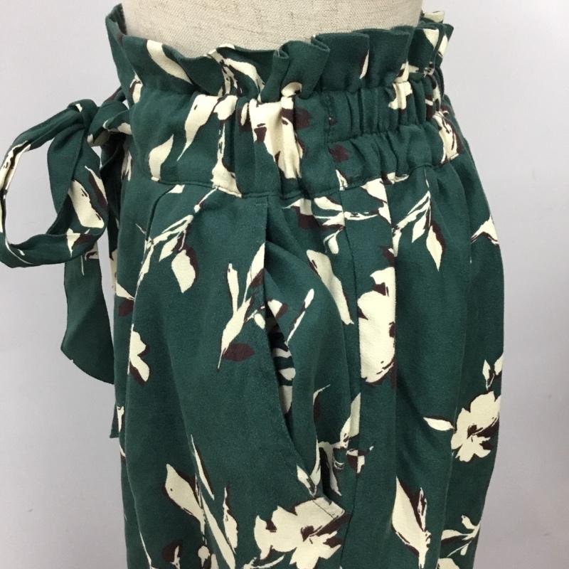 アイテムズ アーバンリサーチ ITEMS URBAN RESEARCH ボトムス ボトムス FREE 総柄 X 花柄 緑 / グリーン /  レディース USED 古着 中古 10090809
