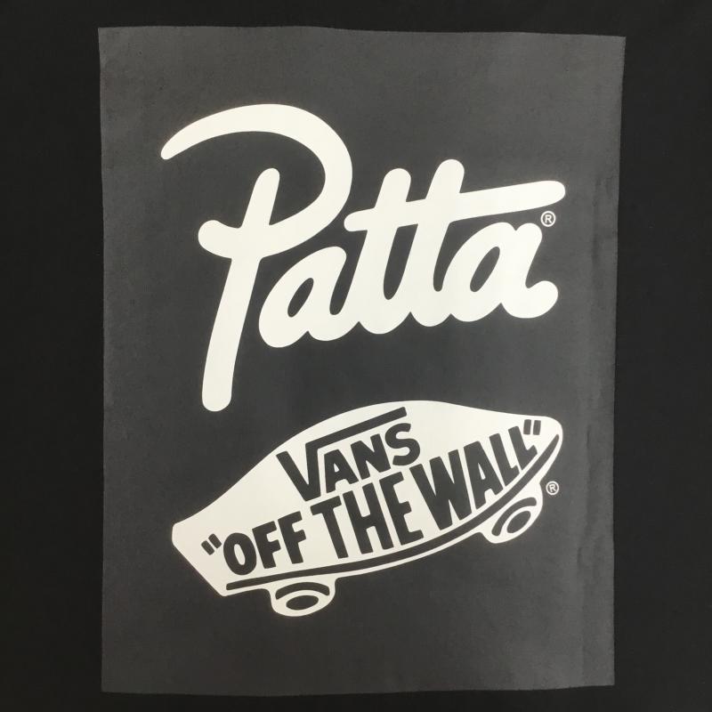バンズ VANS Tシャツ 半袖 PATTA パタ VN0A7SO7BLK S ロゴ、文字 黒 / ブラック /  メンズ USED 古着 中古 10090828