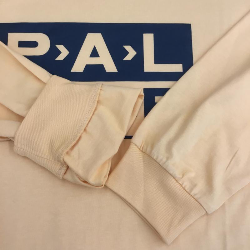 パレス PALACE Tシャツ 長袖 LONGSLEEVE XL ロゴ、文字 橙 / オレンジ /  メンズ USED 古着 中古 10090830