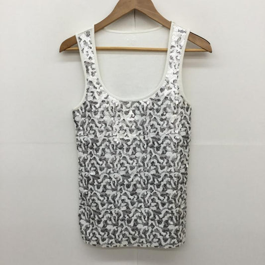 マイケルコース MICHAEL KORS タンクトップ タンクトップ スパンコール S  白 / ホワイト /  レディース USED 古着 中古 10090837