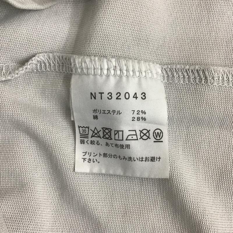 ザノースフェイス THE NORTH FACE Tシャツ 半袖 NT32043 メンズ ショートスリーブカラードビッグロゴティー L ロゴ、文字 X プリント 灰 / グレー / X 白 / ホワイト / X 赤 / レッド /  メンズ USED 古着 中古 10090914