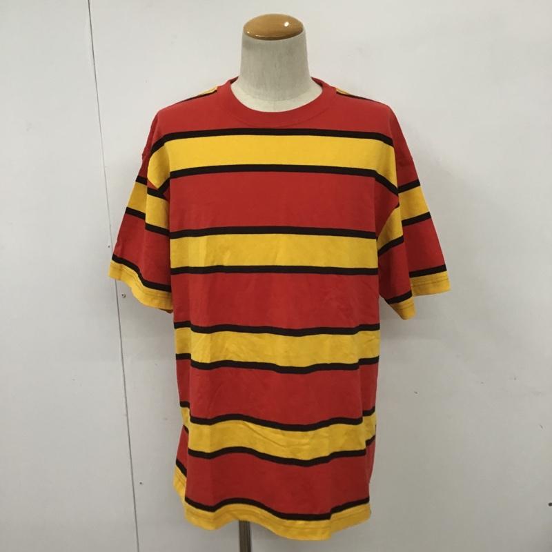 エクストララージ XLARGE Tシャツ 半袖 101222011037 STRIPETEE ボーダーTシャツ L ボーダー柄 黒 / ブラック / X 赤 / レッド / X 黄 / イエロー /  メンズ USED 古着 中古 10090919