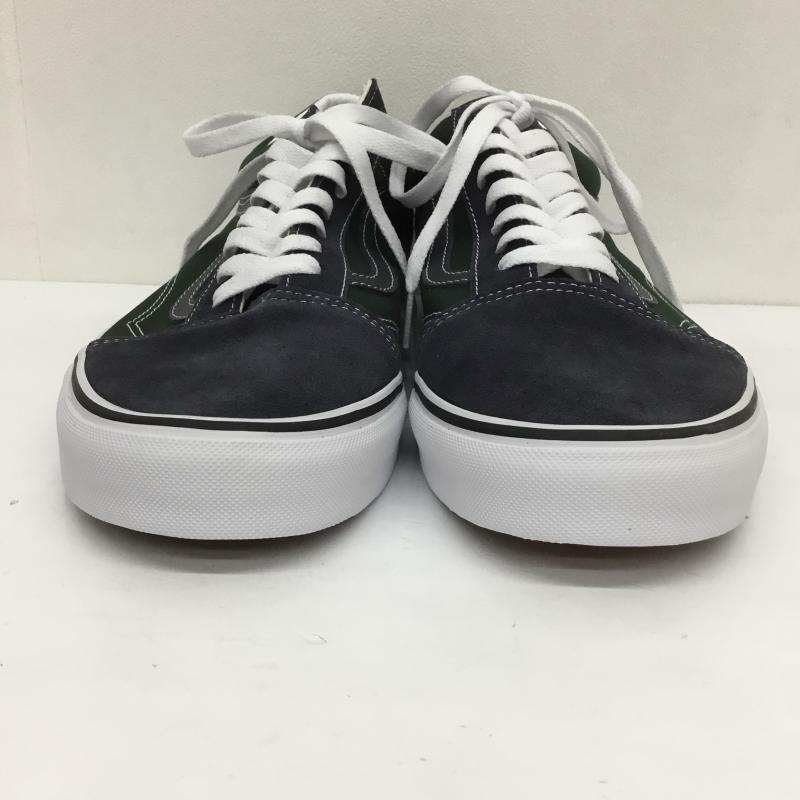 バンズ VANS スニーカー スニーカー OLD SKOOL オールドスクール VN0A5JMI1T8 30.0cm ロゴ、文字 緑 / グリーン / X 紺 / ネイビー /  メンズ USED 古着 中古 10090928