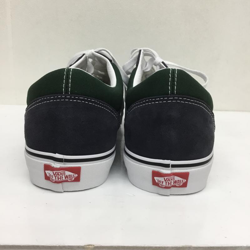 バンズ VANS スニーカー スニーカー OLD SKOOL オールドスクール VN0A5JMI1T8 30.0cm ロゴ、文字 緑 / グリーン / X 紺 / ネイビー /  メンズ USED 古着 中古 10090928