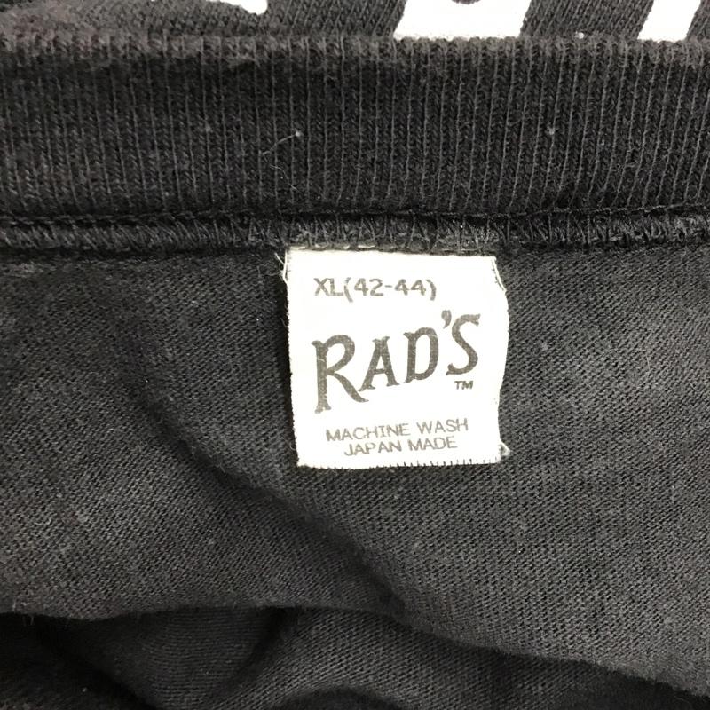 ラディアル RADIALL Tシャツ 半袖 RAD-15SS-SPOT-CUT002 バックプリント XL ワンポイント 黒 / ブラック /  メンズ USED 古着 中古 10090941