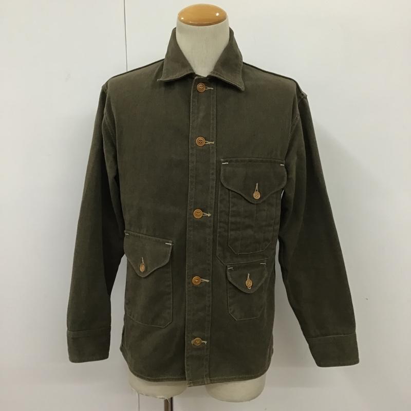 ポスト POST ジャケット、上着 ジャケット、ブレザー デニムジャケット S 無地 カーキ / カーキ /  メンズ USED 古着 中古 10090982