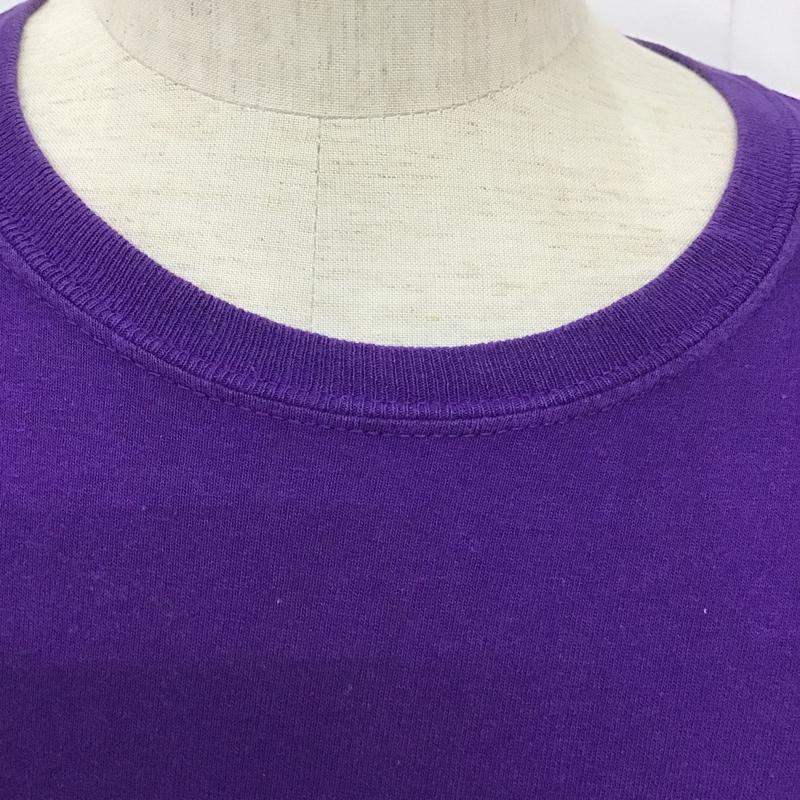 ギルダン GILDAN Tシャツ 半袖 プリントTシャツ L ロゴ、文字 紫 / パープル /  メンズ USED 古着 中古 10091014