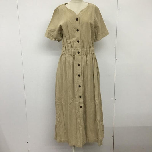 ローリーズファーム LOWRYS FARM ワンピース ロングスカート FREE 無地 ベージュ / ベージュ /  レディース USED 古着 中古 10091059