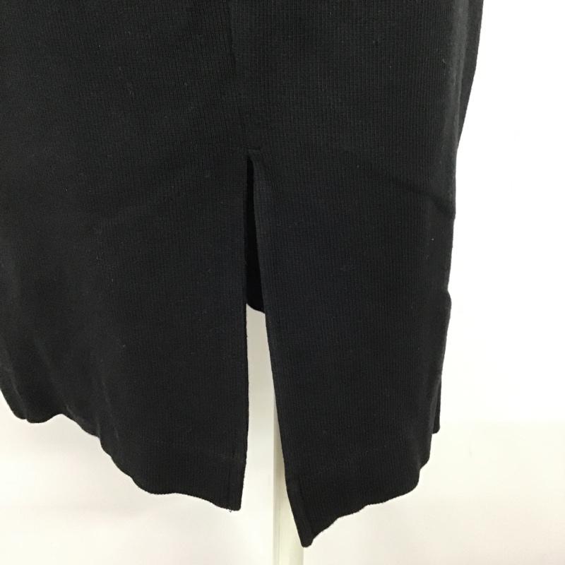 グリーンレーベルリラクシング green label relaxing スカート ひざ丈スカート タイトスカート 無地 黒 / ブラック /  レディース USED 古着 中古 10091060