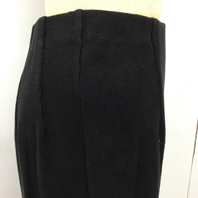 グリーンレーベルリラクシング green label relaxing スカート ひざ丈スカート タイトスカート 無地 黒 / ブラック /  レディース USED 古着 中古 10091060