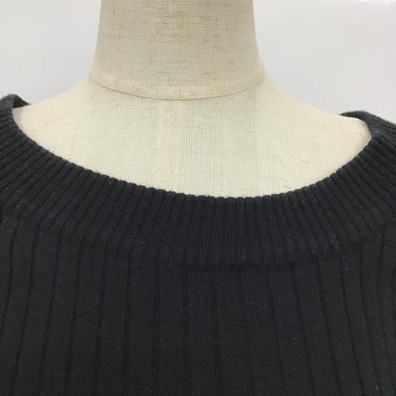 ジルスチュアート JILLSTUART ワンピース ひざ丈スカート S 無地 黒 / ブラック /  レディース USED 古着 中古 10091065