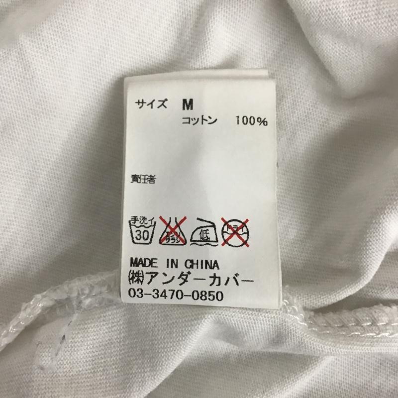 アンダーカバー UNDERCOVER Tシャツ 半袖 クルーネック M ロゴ、文字 白 / ホワイト /  メンズ USED 古着 中古 10091073