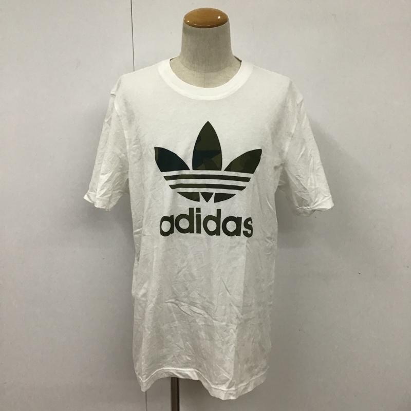 アディダス adidas Tシャツ 半袖 FW3337 CAMO INFILL TEE ロゴ、文字 白 / ホワイト /  メンズ USED 古着 中古 10091119