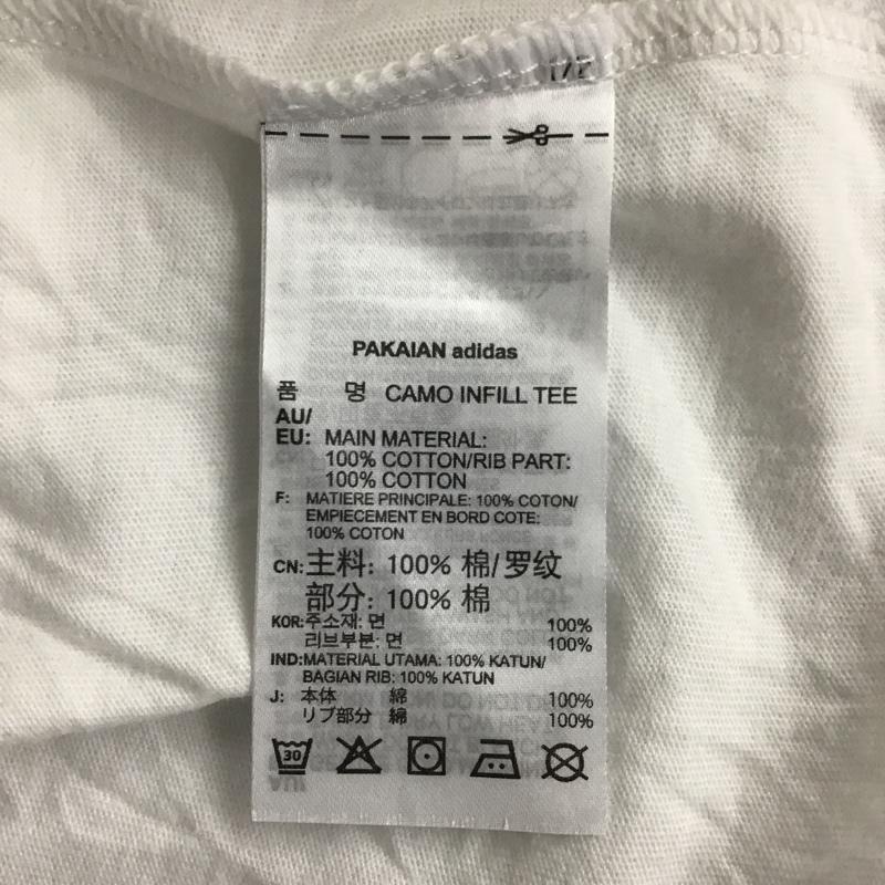 アディダス adidas Tシャツ 半袖 FW3337 CAMO INFILL TEE ロゴ、文字 白 / ホワイト /  メンズ USED 古着 中古 10091119