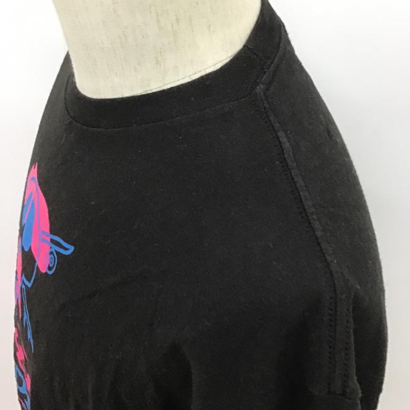 ステューシー STUSSY Tシャツ 半袖 A BATHING APE ロゴ M プリント 黒 / ブラック /  メンズ USED 古着 中古 10091120