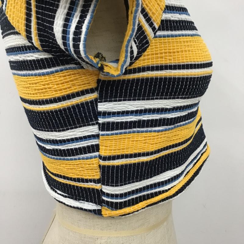 ザラ ZARA カットソー 半袖 M ボーダー柄 マルチカラー / マルチカラー /  レディース USED 古着 中古 10091133