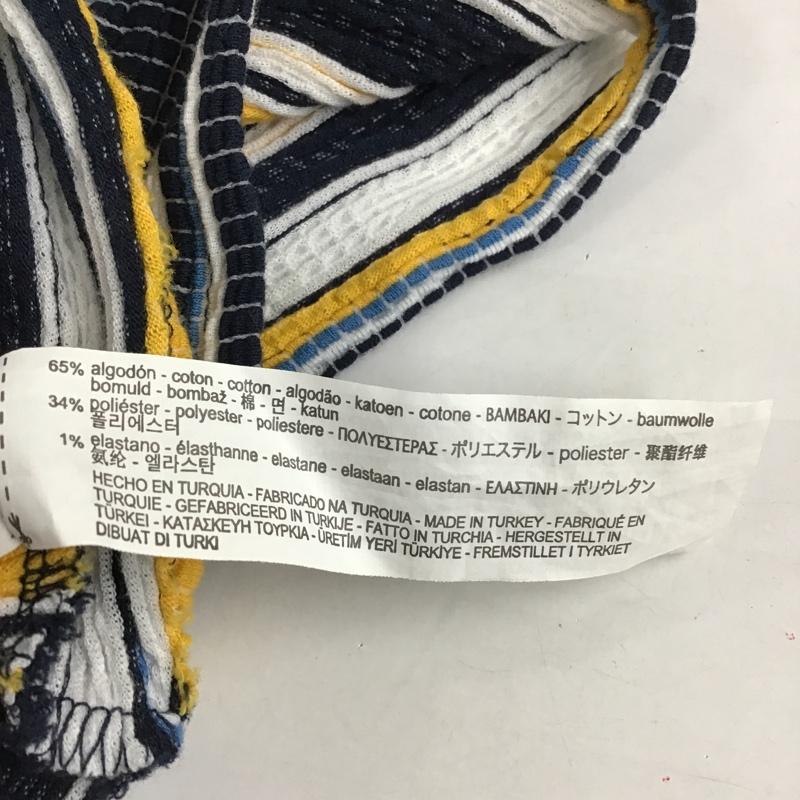 ザラ ZARA カットソー 半袖 M ボーダー柄 マルチカラー / マルチカラー /  レディース USED 古着 中古 10091133