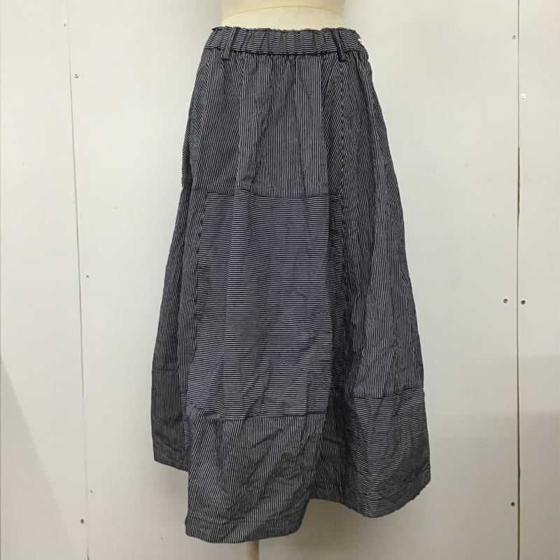古着 USED スカート ロングスカート M ストライプ マルチカラー / マルチカラー /  レディース USED 古着 中古 10091139