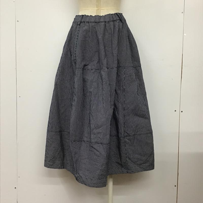 古着 USED スカート ロングスカート M ストライプ マルチカラー / マルチカラー /  レディース USED 古着 中古 10091139