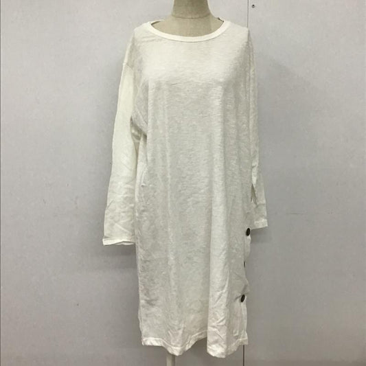 レカ reca ワンピース ひざ丈スカート FREE 無地 白 / ホワイト /  レディース USED 古着 中古 10091145