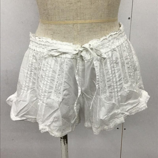 ジルスチュアート JILLSTUART パンツ ショートパンツ 2 無地 白 / ホワイト /  レディース USED 古着 中古 10091148