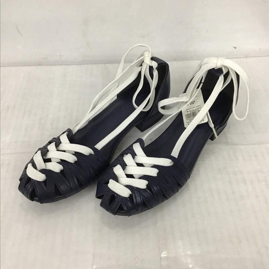 ロデオクラウンズ Rodeo Crowns サンダル サンダル 420AAR55-0010 S 無地 紺 / ネイビー /  レディース USED 古着 中古 10091155
