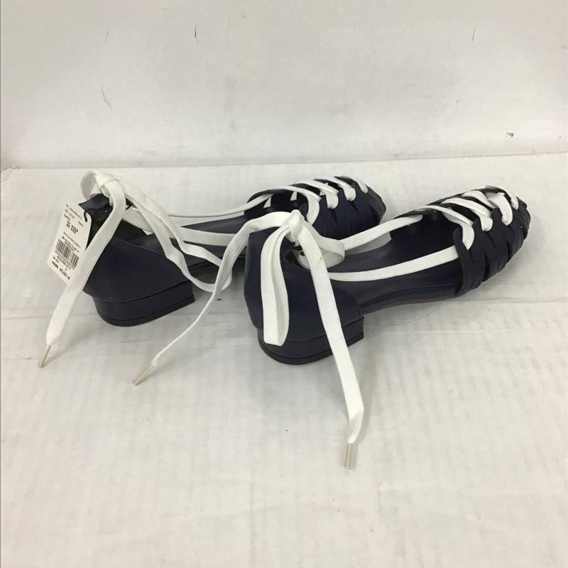 ロデオクラウンズ Rodeo Crowns サンダル サンダル 420AAR55-0010 S 無地 紺 / ネイビー /  レディース USED 古着 中古 10091155