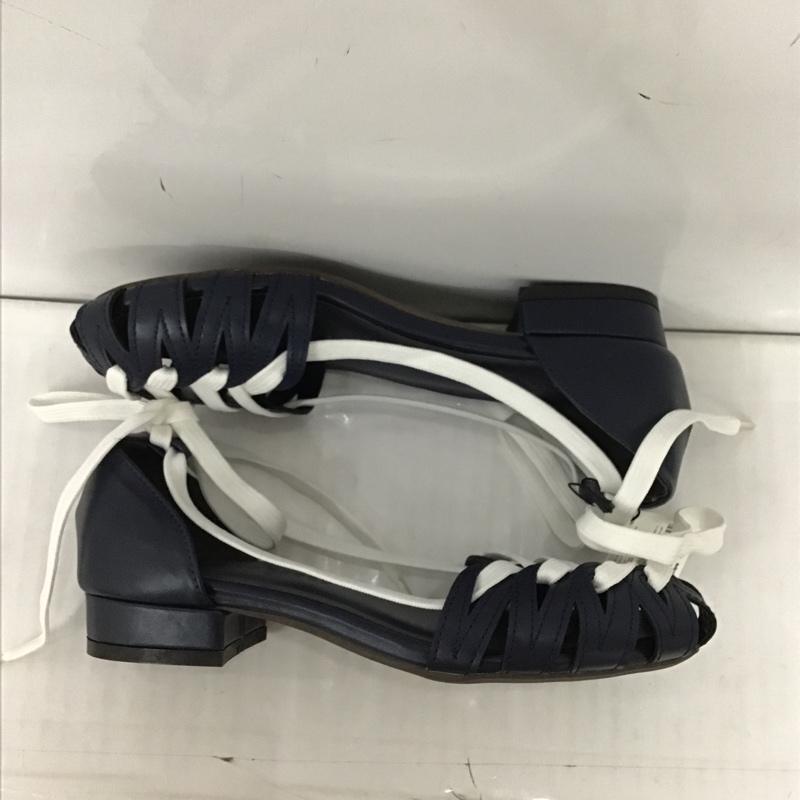 ロデオクラウンズ Rodeo Crowns サンダル サンダル 420AAR55-0010 S 無地 紺 / ネイビー /  レディース USED 古着 中古 10091155