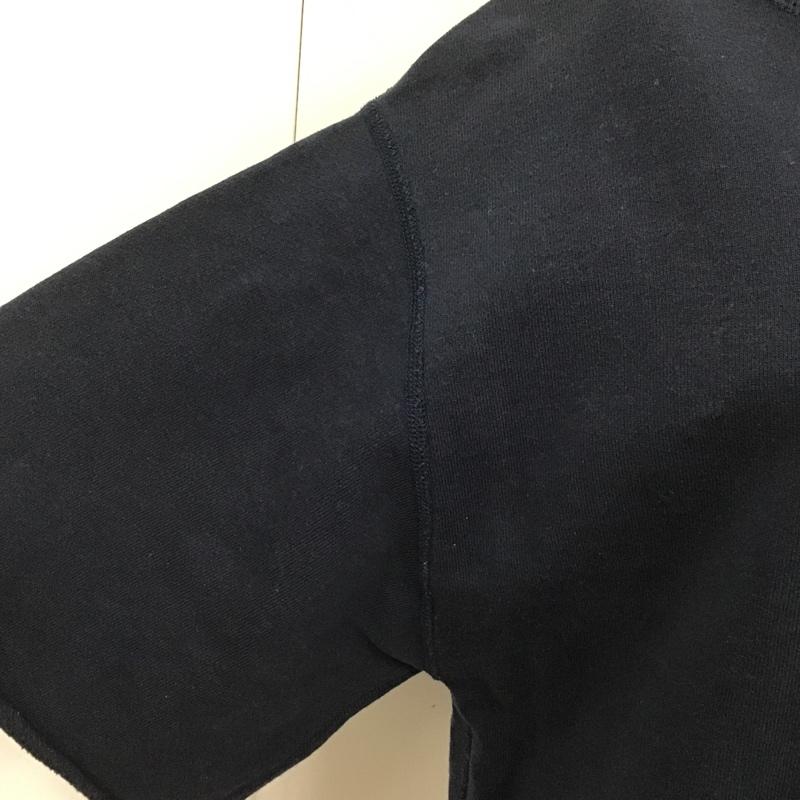 ビューティアンドユースユナイテッドアローズ BEAUTY&YOUTH UNITED ARROWS カットソー 半袖 1612-225-4327 ヘビーコットン6分袖スウェットレディース トップス FREE 無地 紺 / ネイビー /  レディース USED 古着 中古 10091211