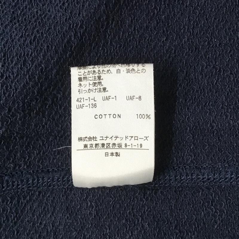 ビューティアンドユースユナイテッドアローズ BEAUTY&YOUTH UNITED ARROWS カットソー 半袖 1612-225-4327 ヘビーコットン6分袖スウェットレディース トップス FREE 無地 紺 / ネイビー /  レディース USED 古着 中古 10091211