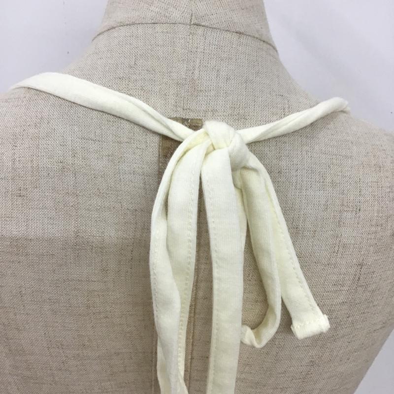 ダブルクローゼット w closet ワンピース ロングスカート リボンアップロングワンピース メッシュワンピース キャミワンピース ロングワンピース FREE 無地 オフホワイト / オフホワイト /  レディース USED 古着 中古 10091268