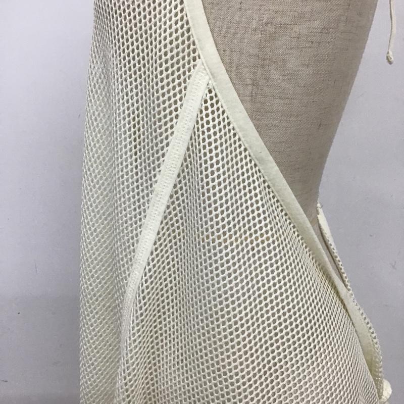 ダブルクローゼット w closet ワンピース ロングスカート リボンアップロングワンピース メッシュワンピース キャミワンピース ロングワンピース FREE 無地 オフホワイト / オフホワイト /  レディース USED 古着 中古 10091268