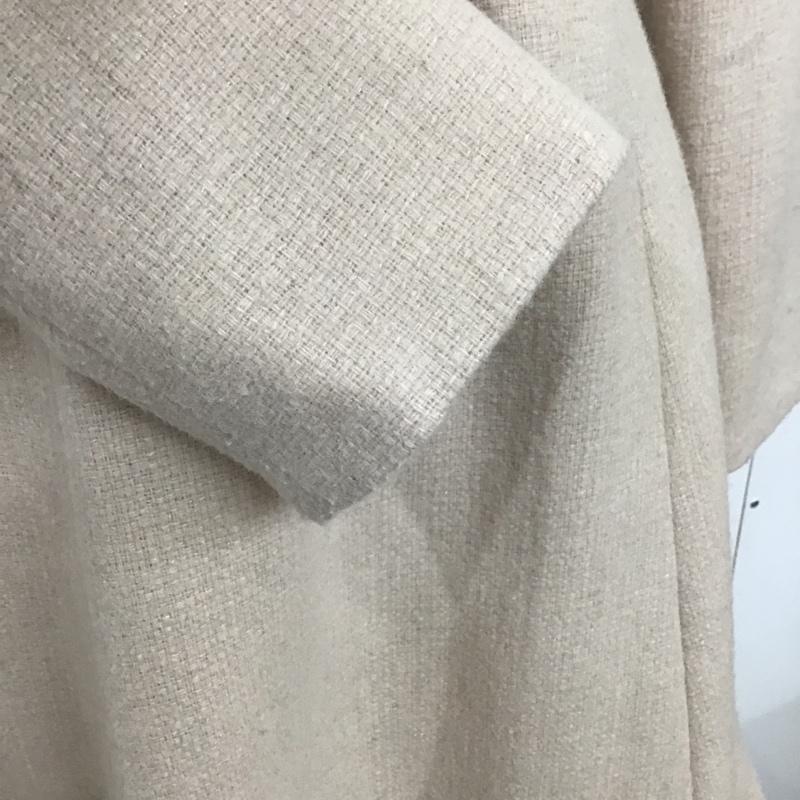 ナチュラルビューティーベーシック NATURAL BEAUTY BASIC ワンピース ひざ丈スカート 017-6240131 バックジップ Vネック 長袖ワンピース S 無地 桃 / ピンク /  レディース USED 古着 中古 10091274