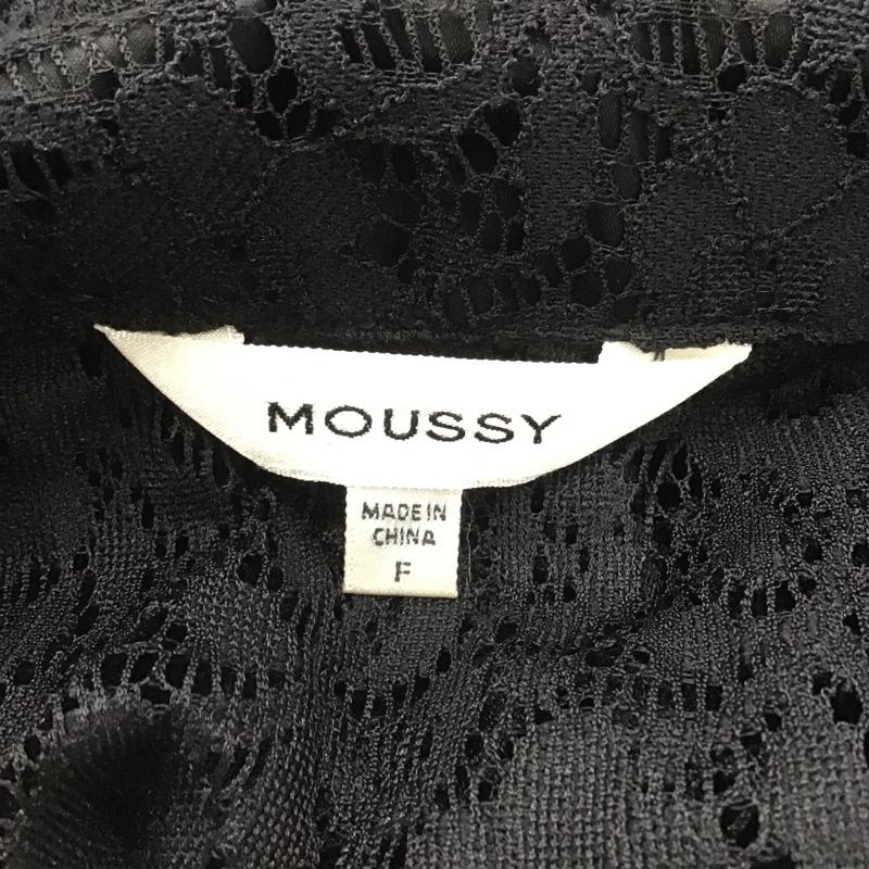 マウジー MOUSSY シャツ、ブラウス 半袖 010BSH30-1120 FREE 無地 黒 / ブラック /  レディース USED 古着 中古 10091443