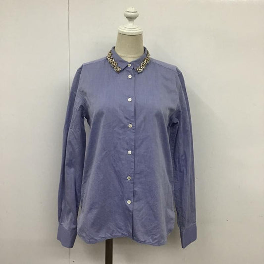 マカフィー MACPHEE シャツ、ブラウス 長袖 38 無地 水色 / ライトブルー /  レディース USED 古着 中古 10091465