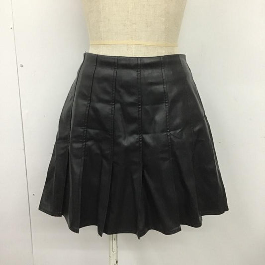 イング INGNI スカート ミニスカート FREE 無地 黒 / ブラック /  レディース USED 古着 中古 10091469