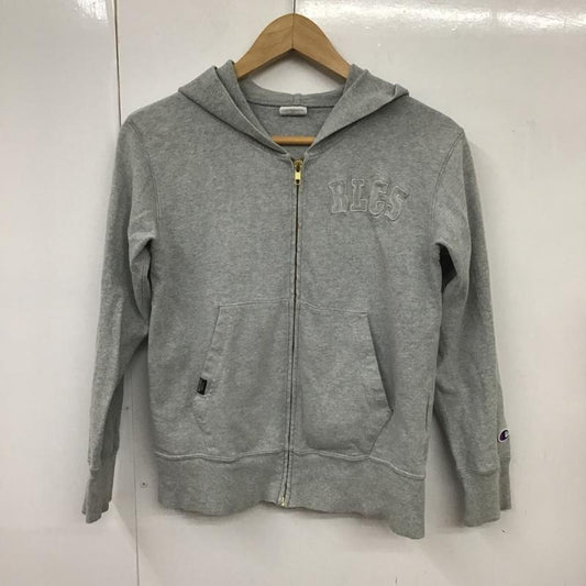 チャンピオン Campion パーカー 長袖 140cm 無地 灰 / グレー /  ボーイズ USED 古着 中古 10091477