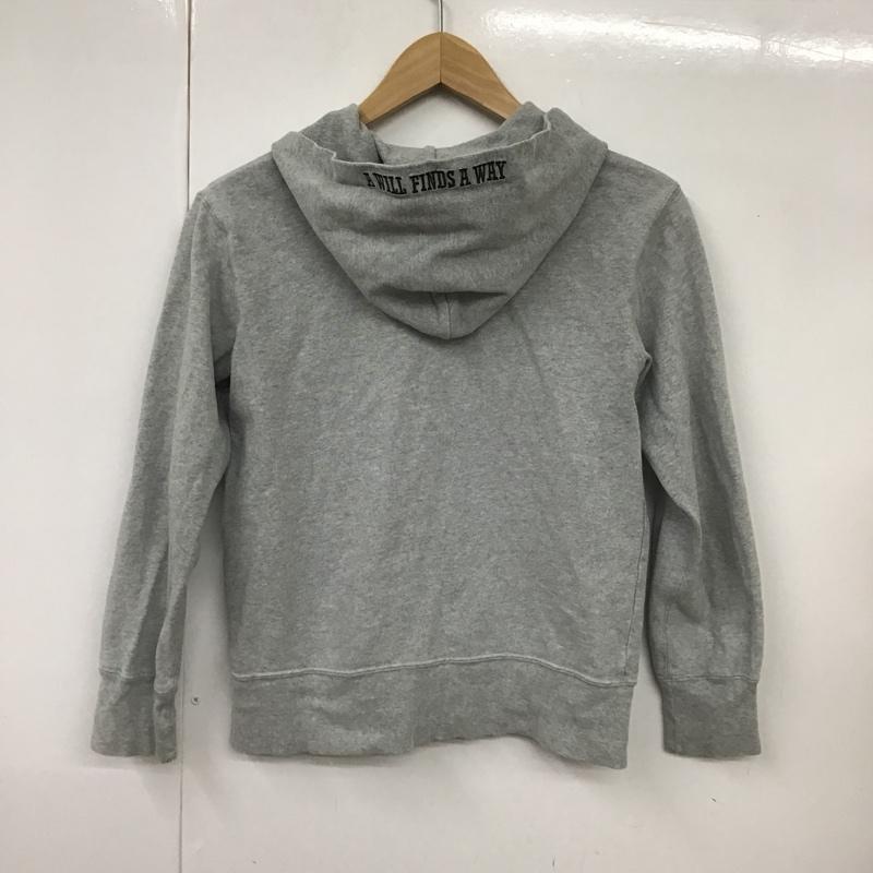チャンピオン Campion パーカー 長袖 140cm 無地 灰 / グレー /  ボーイズ USED 古着 中古 10091477