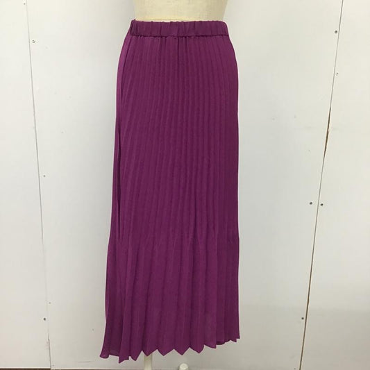 ザラ ZARA スカート ロングスカート プリーツロングスカート XS 無地 紫 / パープル /  レディース USED 古着 中古 10091487
