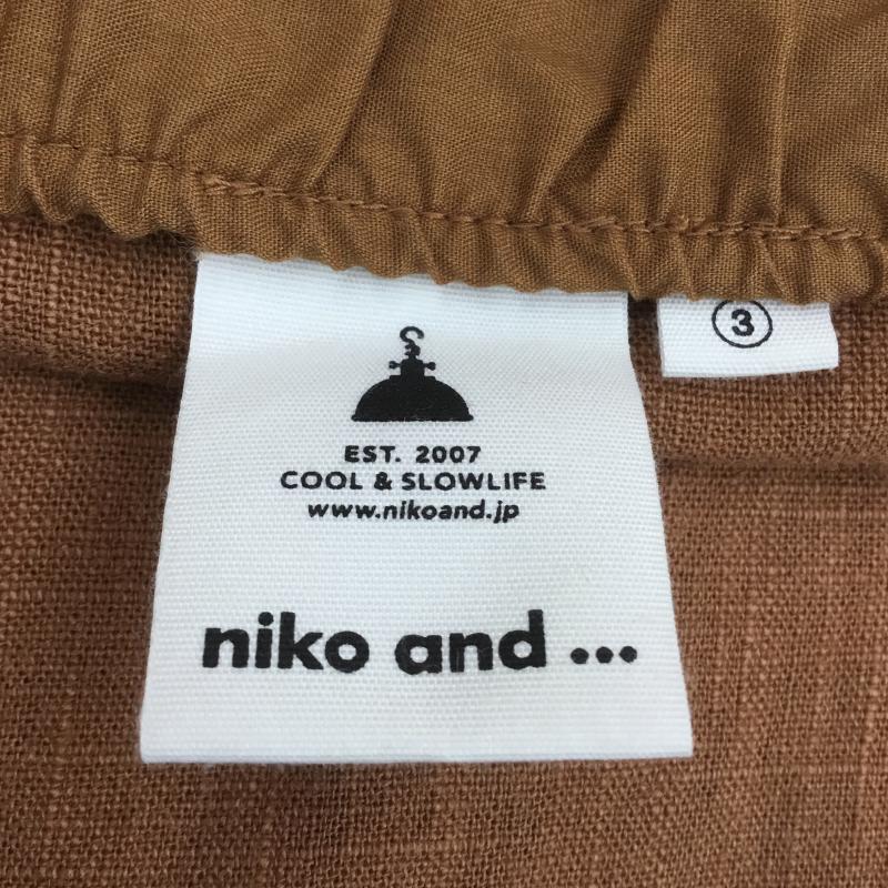 ニコアンド niko and... スカート ロングスカート M 茶 / ブラウン /  レディース USED 古着 中古 10091493