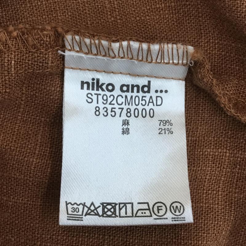 ニコアンド niko and... スカート ロングスカート M 茶 / ブラウン /  レディース USED 古着 中古 10091493