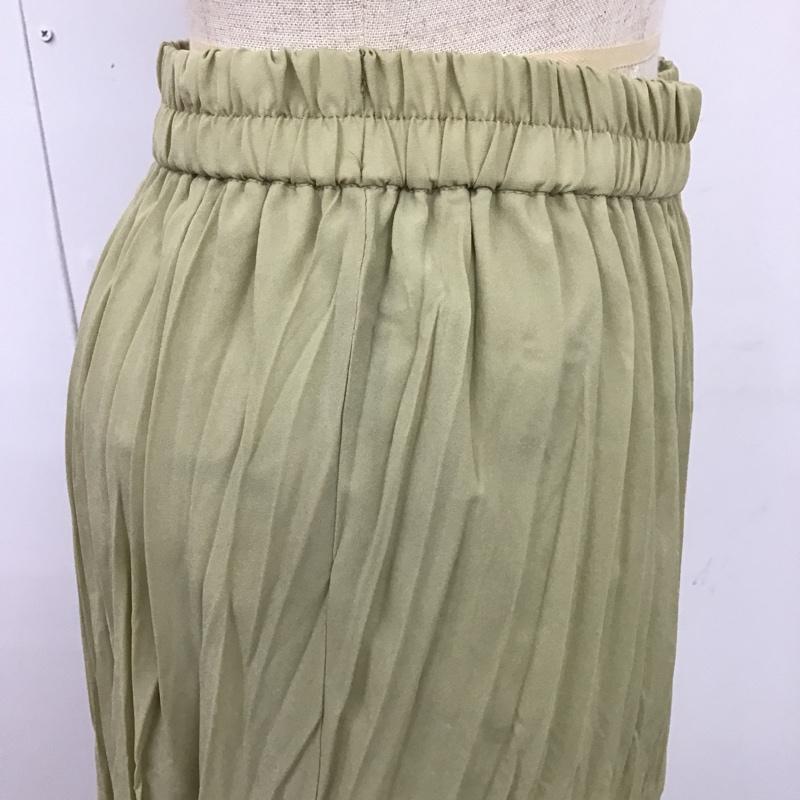 ローリーズファーム LOWRYS FARM スカート ロングスカート LF521014TK プリーツ FREE 無地 薄緑 / ライトグリーン /  レディース USED 古着 中古 10091563