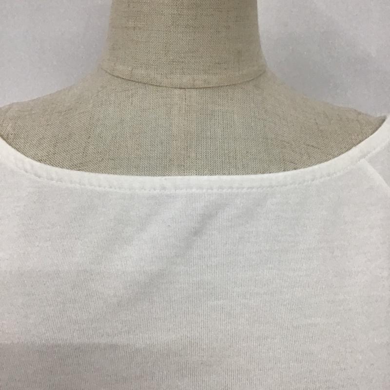 ローリーズファーム LOWRYS FARM カットソー 七分袖 NL617037TS フレアスリーブ M 刺繍 白 / ホワイト /  レディース USED 古着 中古 10091606