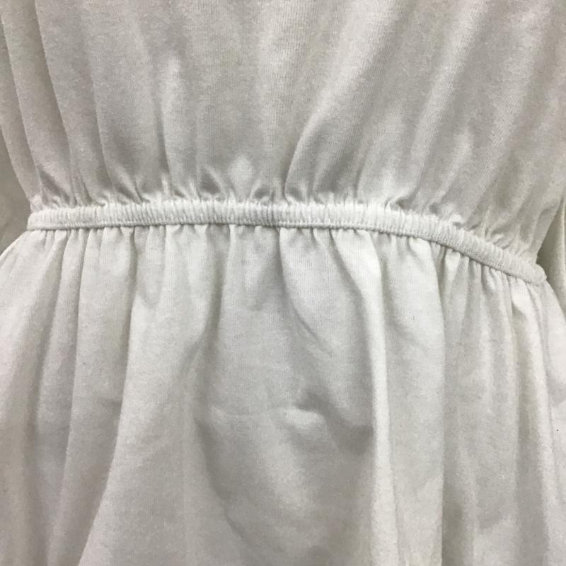 ローリーズファーム LOWRYS FARM カットソー 七分袖 NL617037TS フレアスリーブ M 刺繍 白 / ホワイト /  レディース USED 古着 中古 10091606