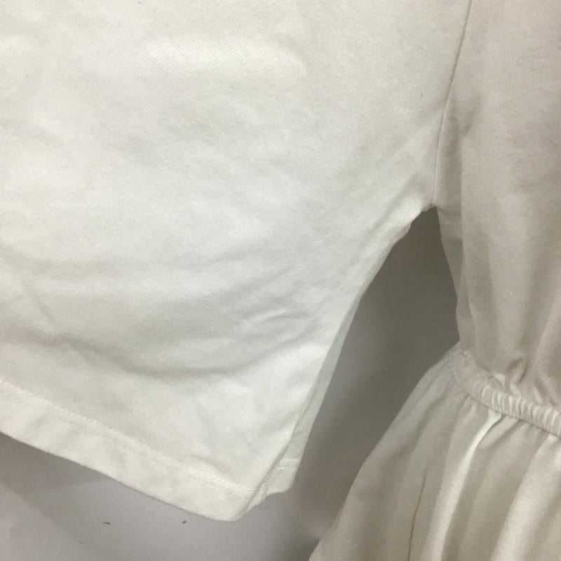 ローリーズファーム LOWRYS FARM カットソー 七分袖 NL617037TS フレアスリーブ M 刺繍 白 / ホワイト /  レディース USED 古着 中古 10091606