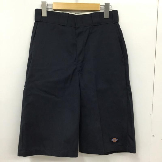 ディッキーズ Dickies パンツ ショートパンツ 607645040912 ハーフパンツ LOOSE FIT 28 ロゴ、文字 紺 / ネイビー /  メンズ USED 古着 中古 10091654