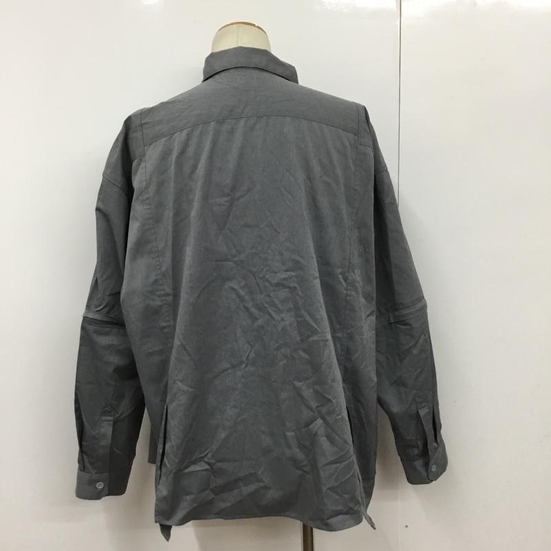 カイコー KAIKO シャツ、ブラウス 長袖 KAIKO-19-006 BUG WORKER SHIRT ワークシャツ 2WAY 2 無地 灰 / グレー /  メンズ USED 古着 中古 10091657